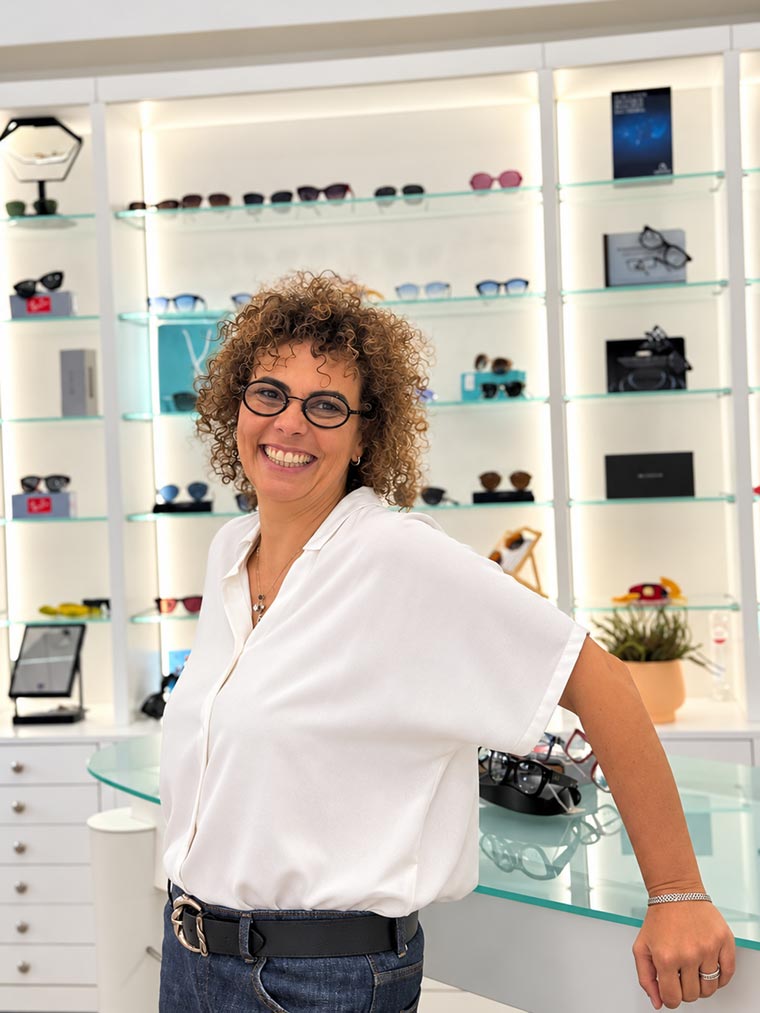 Monica, ortottista di Ottica Cassar